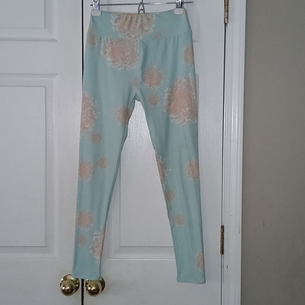 Lularoe floral print leggings Sz One Size